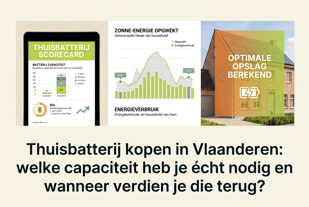 Professional header image for industry analysis: Thuisbatterij kopen in Vlaanderen: welke capaciteit heb j...